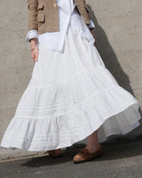 Tuck Gathered Skirt