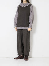 Knit Linen-Cotton 2-Way Vest
