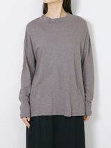 Woven Cotton Linen Mock Neck Pullover Shirt