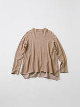 Knit Wool-Linen Pullover