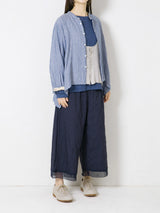 Vintage Stripe Woven Linen-Cotton Shirt 01