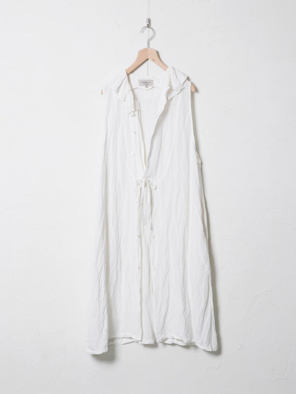 Woven Linen-Bamboo Rayon 2-Way Asymmetrical Dress