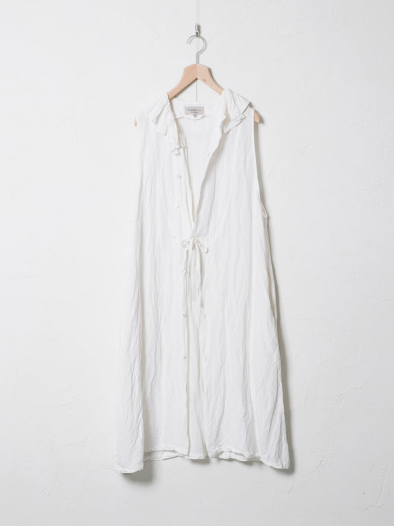 Woven Linen-Bamboo Rayon 2-Way Asymmetrical Dress
