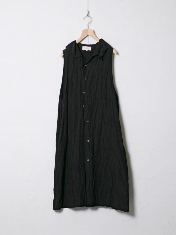 Woven Linen-Bamboo Rayon 2-Way Asymmetrical Dress