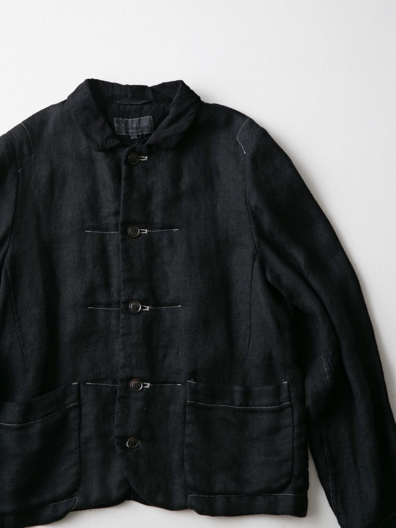 Centenaire Woven Linen 25/1 Stitched Jacket