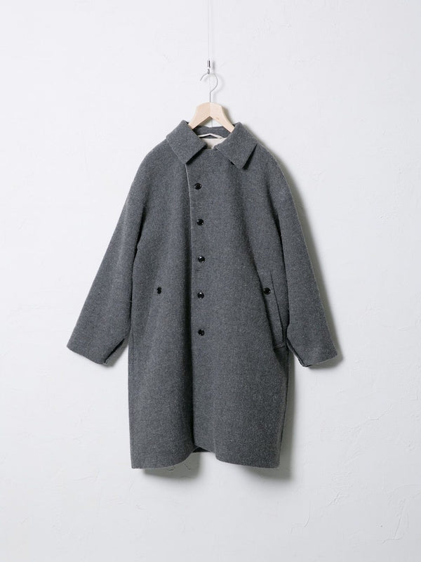 Wool Linen Soft Tweed Coat