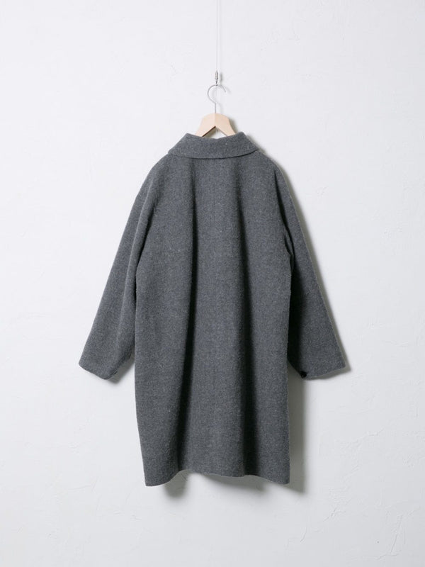 Wool Linen Soft Tweed Coat