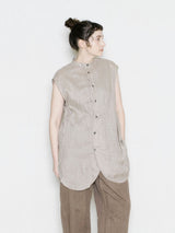 Natural Linen French Sleeve Tunic