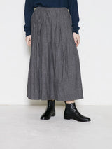 Tuck Gathered Skirt