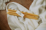 Skinny Beeswax Tapers