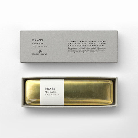 Solid Brass Pencil Case