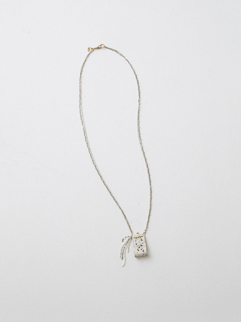Brass Lace Necklace 02