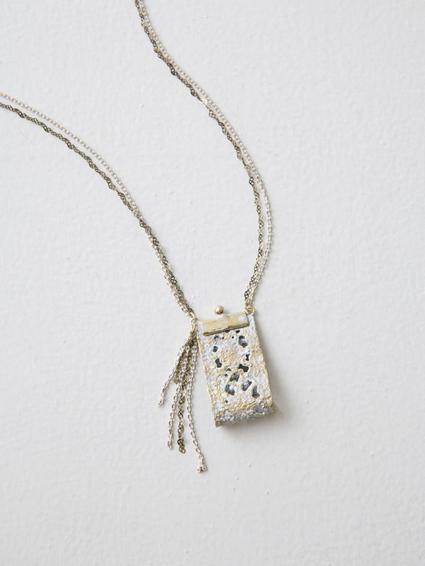 Brass Lace Necklace 02