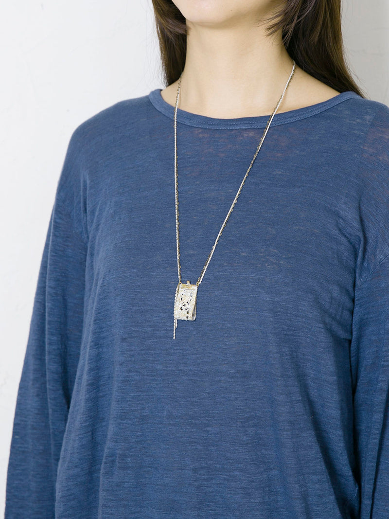 Brass Lace Necklace 02