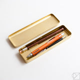 Solid Brass Pencil Case