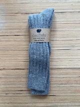 Wool Alpaca Blend Knit Sock