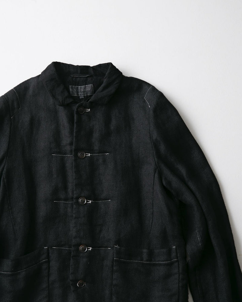 Centenaire Woven Linen 25/1 Stitched Jacket
