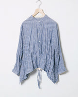 Washed Woven Linen Shirt 02