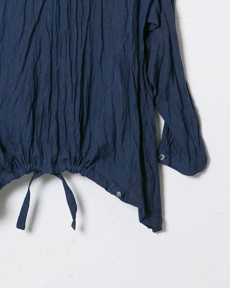 Washed Woven Linen Shirt 02