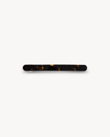 Slim Paris Barrette in Dark Tortoise