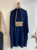 Umika Woven Long Sleeve Dress, Flat Lay Collar