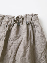 Linen-Cotton Swallow Skirt