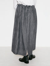Linen-Cotton Swallow Skirt