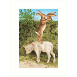 Kissing Rabbits | Easter Greeting Card