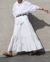 Tuck Gathered Skirt