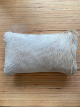 Hide Pillow with Hemp-Linen Backing