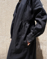 Linen Gather Dress