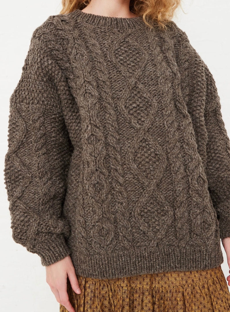 Hand Knit Peruvian Wool Pullover Sweater