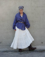 Tuck Gathered Skirt