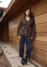 The Felted Sweater Coat, Walnut