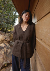 The Felted Sweater Coat, Walnut