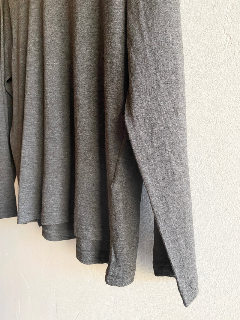 Cotton Yak Mock Neck Long Sleeve