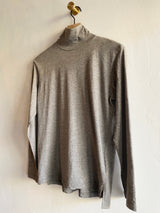 Cotton Yak Mock Neck Long Sleeve