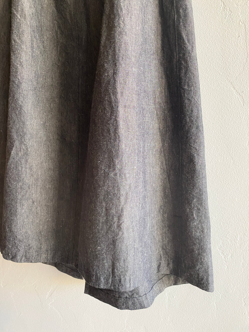 Linen-Cotton Swallow Skirt