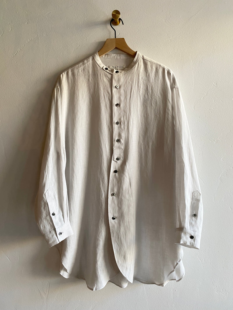 Linen Tunic Shirt, Vintage White