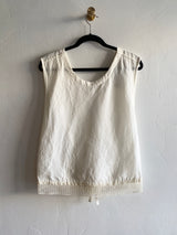 Linen Bamboo Swallow Vest