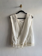 Linen Bamboo Swallow Vest