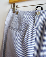 Ankle Length Wide Leg Trousers