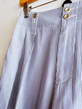 Ankle Length Wide Leg Trousers