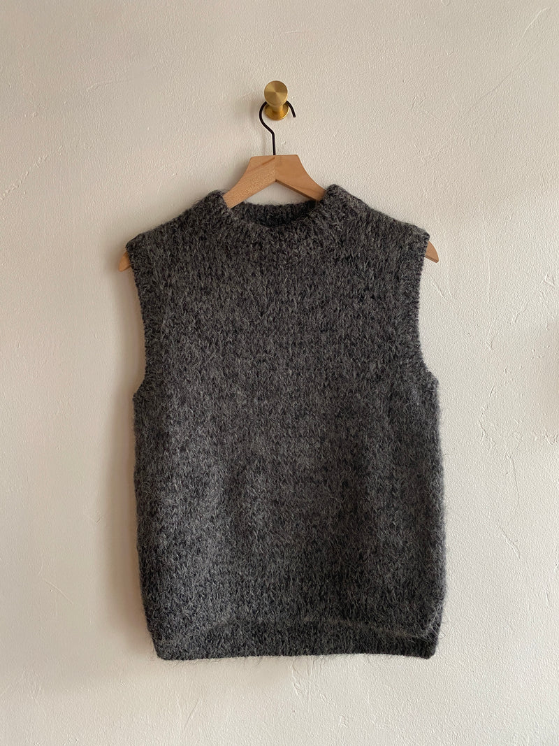 Hand Knit Peruvian Suri Wool-Alpaca Vest