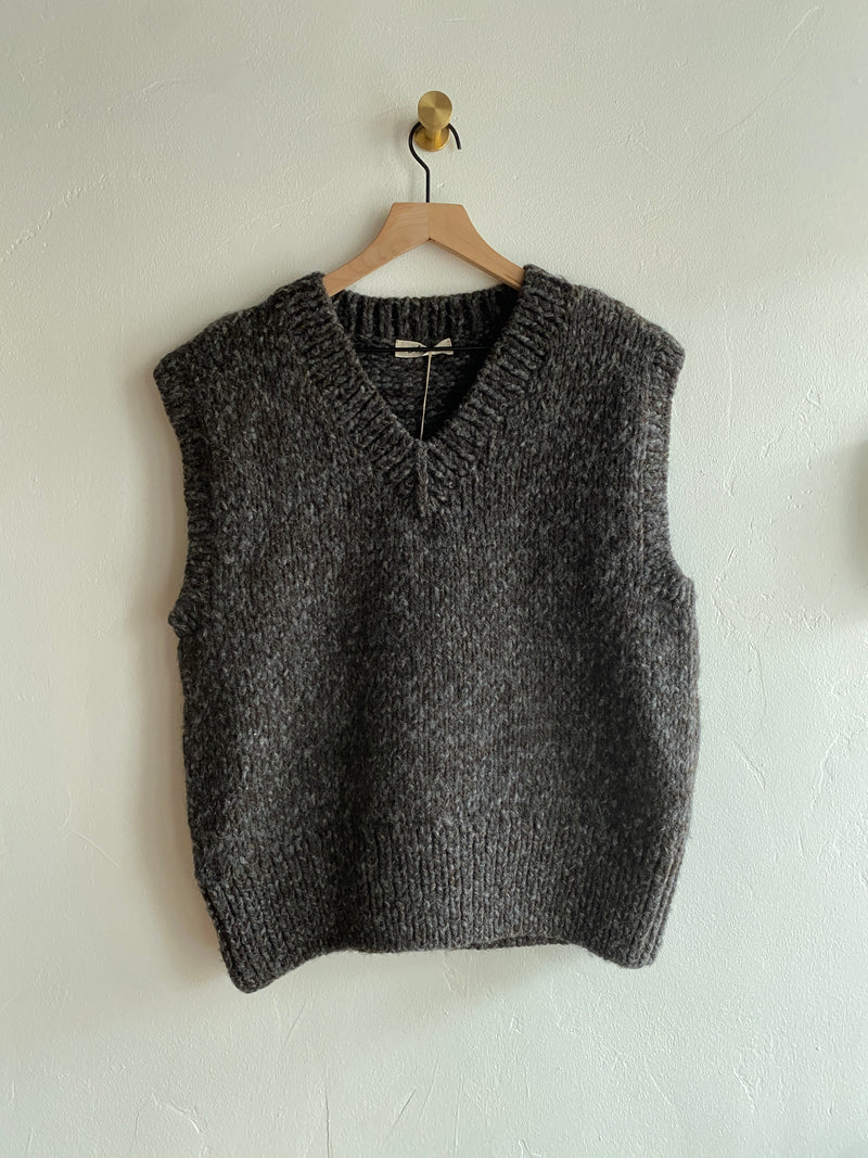 Hand Knit Peruvian Wool-Alpaca Vest