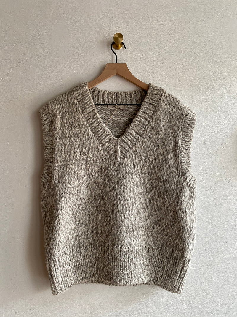 Hand Knit Peruvian Wool-Alpaca Vest