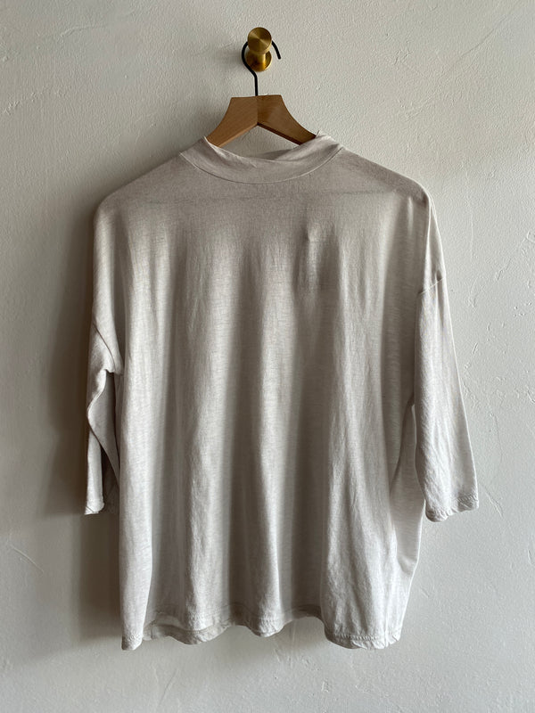Knit Cotton Silk Tee Shirt