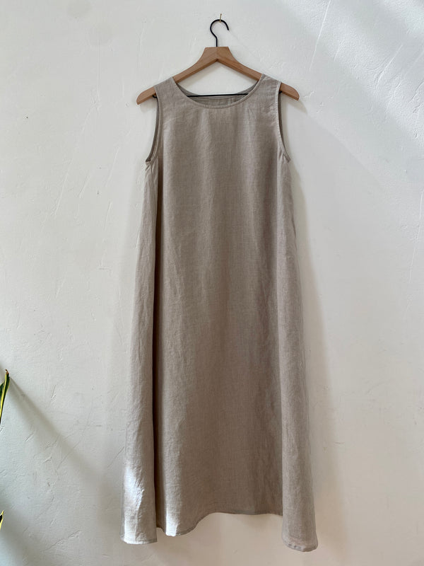 Woven Linen Dress 04
