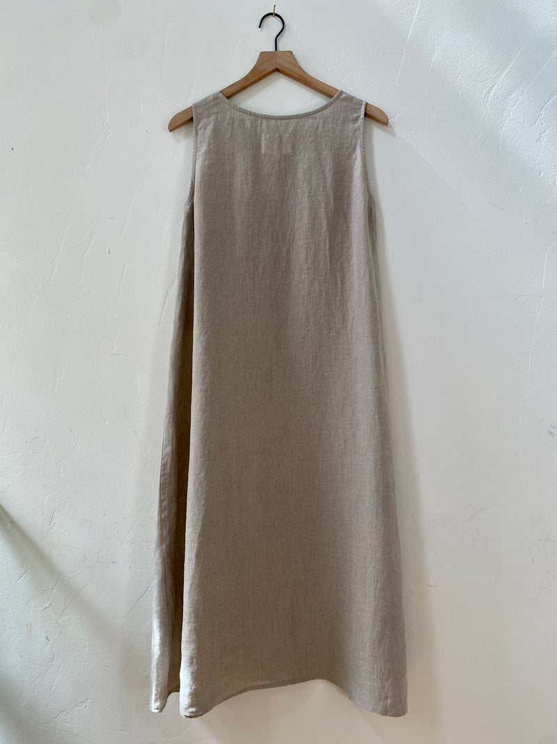 Woven Linen Dress 04