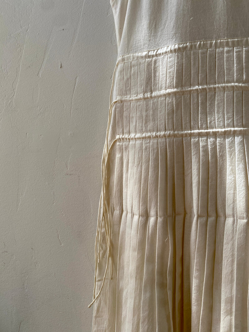 Abby Cotton Pleated Dress